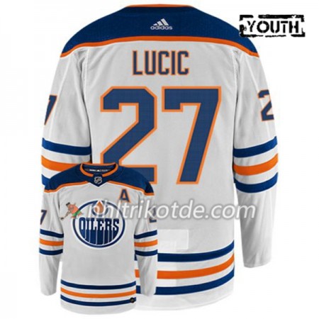 Edmonton Oilers Trikot MILAN LUCIC 27 Adidas Weiß Authentic - Kinder